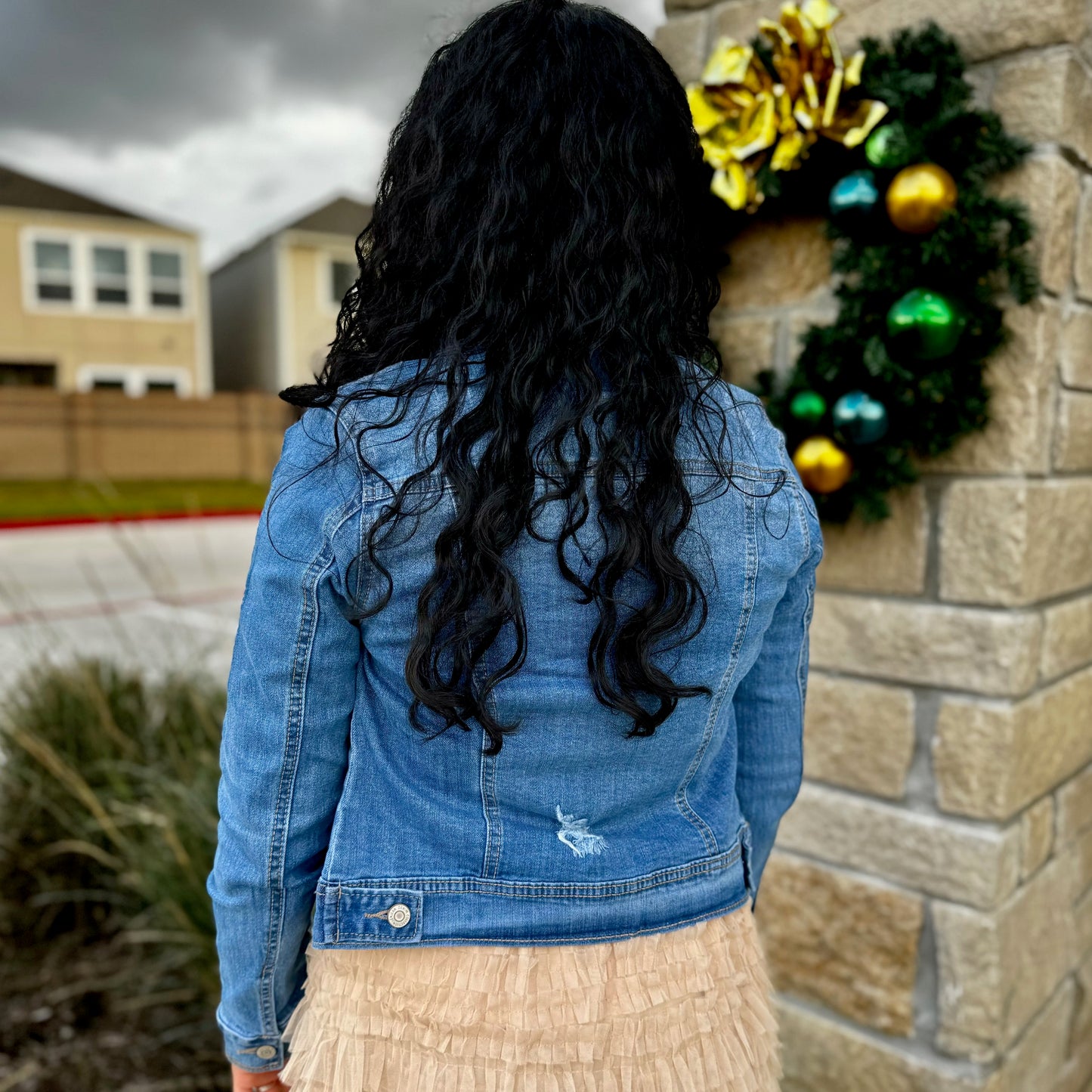 The Distressed Denim Jacket