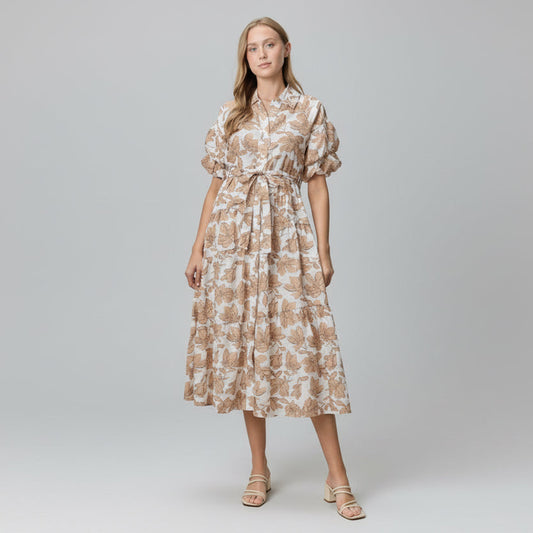 Aurora Ivory/Tan Dress