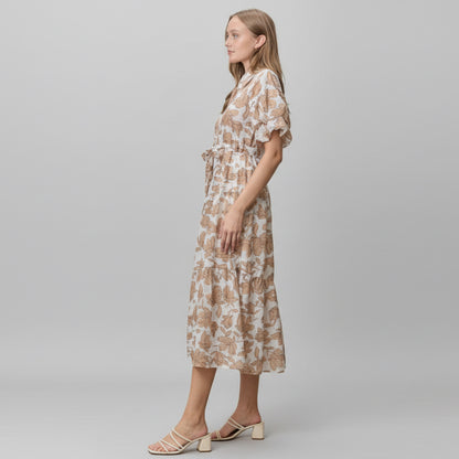 Aurora Ivory/Tan Dress