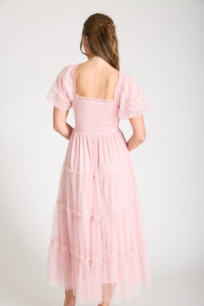 Hannah Pink Dress