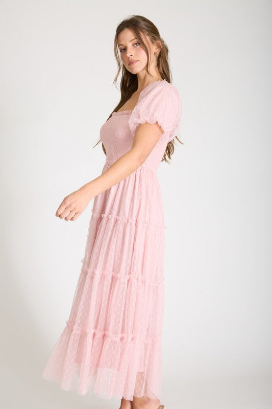 Hannah Pink Dress