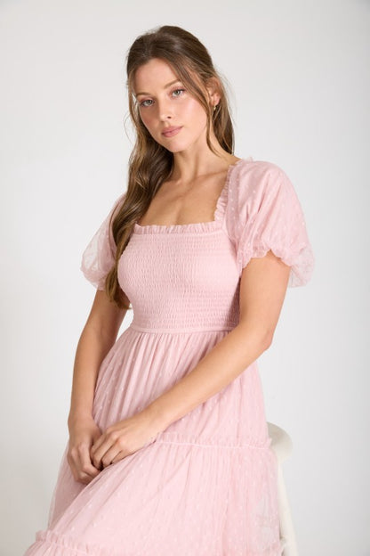 Hannah Pink Dress