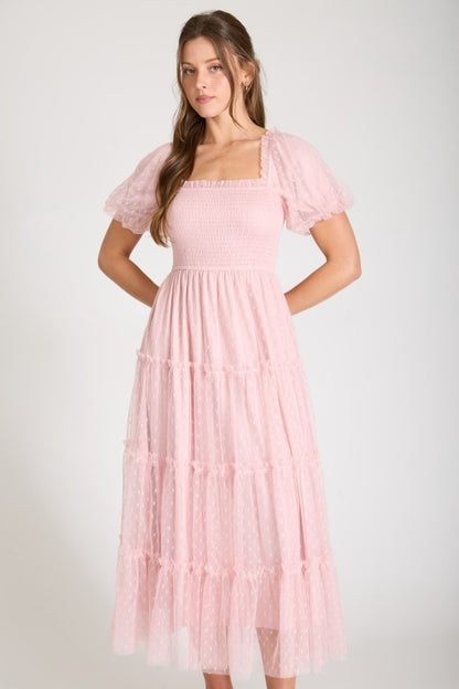 Hannah Pink Dress