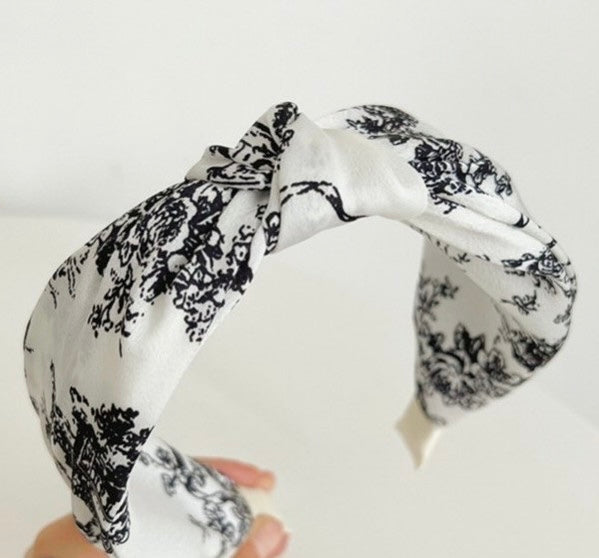Floral Toile Headband