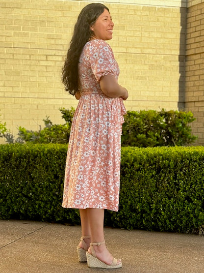 The Lily Dress- Coral